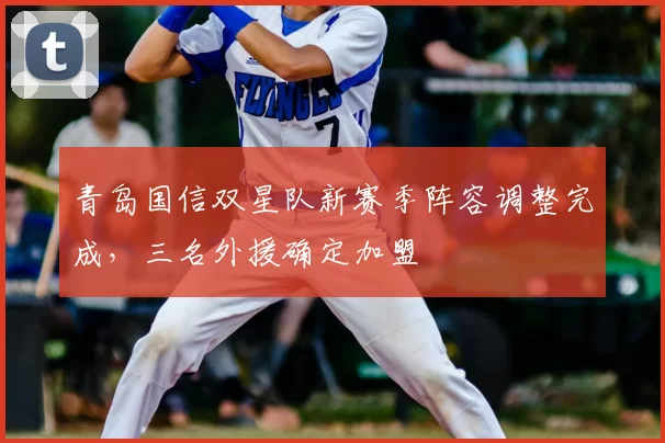 青岛国信双星队新赛季阵容调整完成,三名外援确定加盟