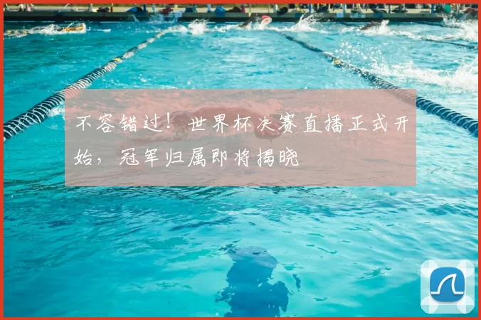 不容错过!世界杯决赛直播正式开始,冠军归属即将揭晓